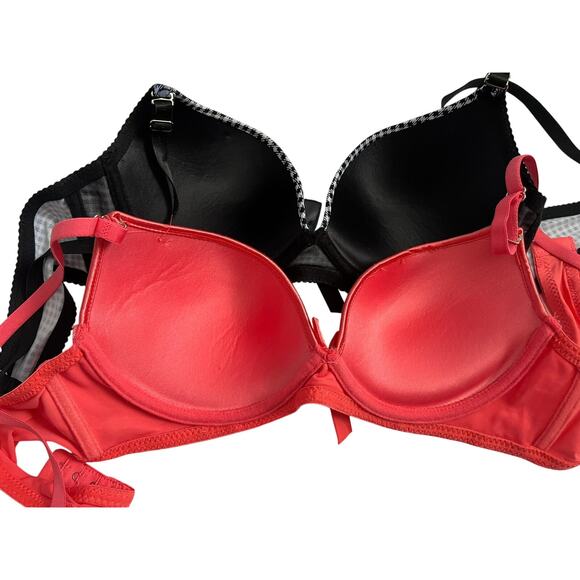 LOT OF TWO NEW WOMENS BRA SIZE 42B ADJUSTABLE STRAPS PADDED - Picture 4 of 4